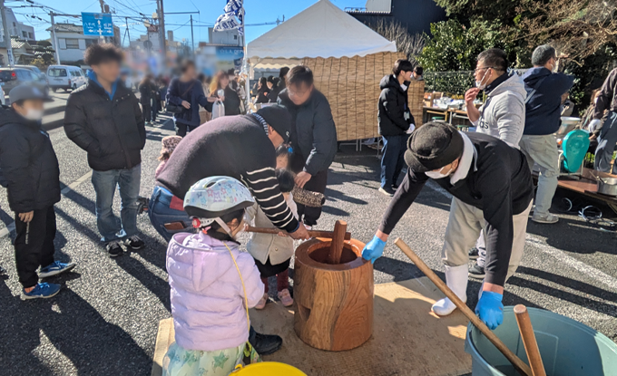 令和6年　大仏商店会餅つき大会